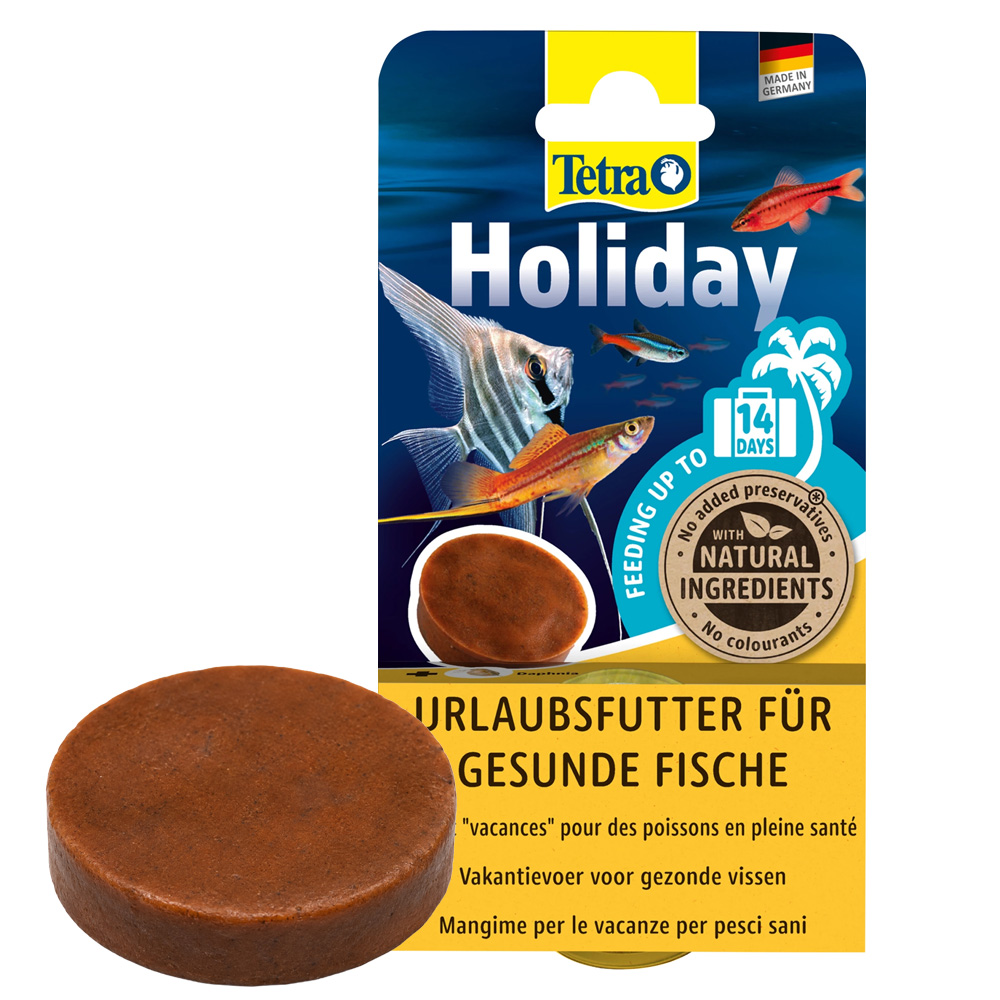 TETRA Holiday Pokarm wakacyjny dla wszystkich ryb ozdobnych do 14 dni 30g